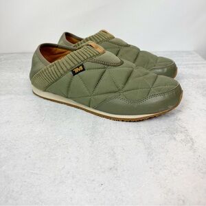 TEVA Reember Slip On Shoes in Dark Olive 9